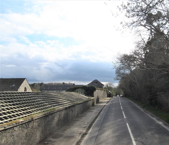 Derelict farm buildings at Finnebrogue