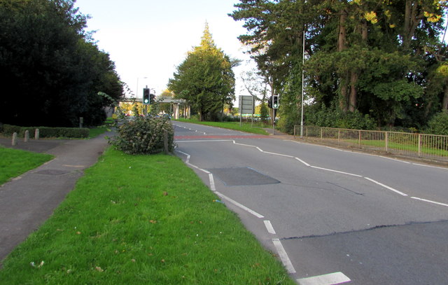 St David's Road pelican crossing, Southville, Cwmbran