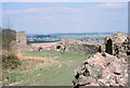 SJ5359 : Curtain Wall of Beeston Castle by Jeff Buck