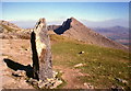 SH6154 : Marker Stone on the Watkin Path by Jeff Buck