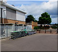 ST2995 : Asda superstore trolley storage area, Cwmbran by Jaggery