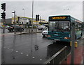 ST2078 : X45 bus, Newport Road, Cardiff by Jaggery