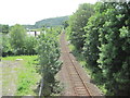 SN6284 : Bow Street railway station (site), Ceredigion, 2017 by Nigel Thompson