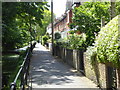 TQ3296 : Path alongside the New River in Enfield by Marathon