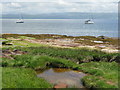 NS1159 : Moored yachts at Mount Stuart by M J Richardson