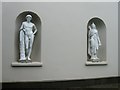 SX5255 : Renovated statues on the West side of Saltram House by Derek Voller