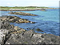 NR6549 : Low tide at Gigha ferry terminal by M J Richardson