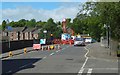 NS3975 : Work being carried out on Dumbarton Bridge by Lairich Rig