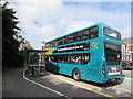 ST2077 : Cardiff Bus double-decker at a Newport Road bus stop, Cardiff by Jaggery