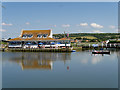 SY4690 : The Riverside Restaurant, West Bay by David Dixon