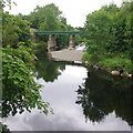 SD5193 : River Kent at Dockwray Footbridge by Ian Taylor