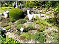 SP1403 : Sculpture in the rock garden at the Fresh Air Sculpture Show 2017 by Oliver Dixon