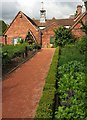 SP1772 : Kitchen garden and stables, Packwood House by Derek Harper