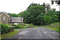 NY4887 : Site of level crossing on dismantled Waverley railway by Rose and Trev Clough