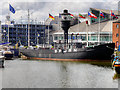 TA0928 : Hull Marina, Spurn Lightship by David Dixon