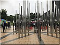 SJ8145 : Forest of Light on a wet Keele Graduation Day by Jonathan Hutchins