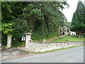 SO8707 : The gateway to Holy Trinity Church, Slad by Humphrey Bolton