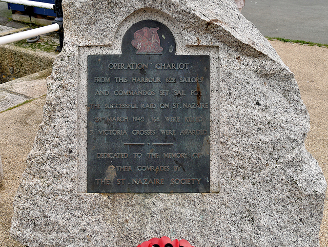 Operation Chariot Plaque