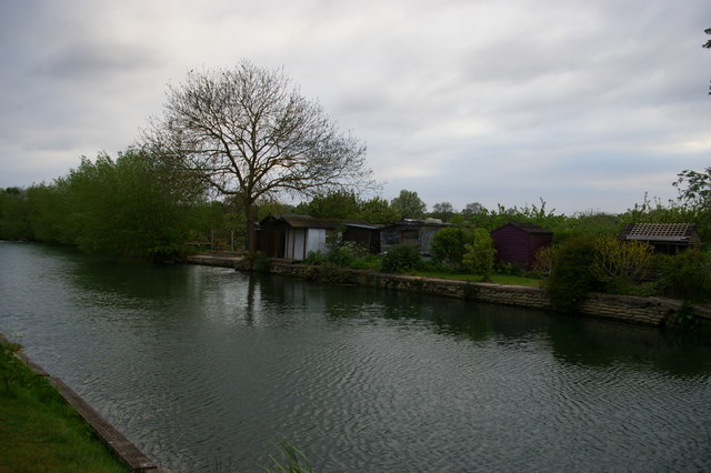 Allotments by the Thames, Oxford