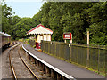 SK0048 : Churnet Valley Railway, Passenger Waiting Shelter at Consall Station by David Dixon