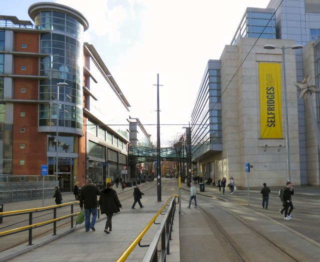 Corporation Street from Exchange Square