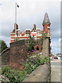 SJ3493 : Derelict Public Convenience and 'The Royal' by John S Turner