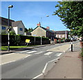 SO2414 : Zebra crossing, Main Road, Gilwern by Jaggery