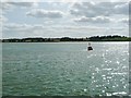 TM2437 : Collimer port buoy, Collimer Point, River Orwell by Christine Johnstone