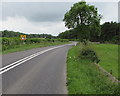 ST9998 : Warning sign - bend on the A429 near Kemble by Jaggery