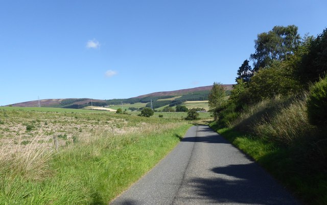 Minor road from Coynach to Easter Migvie