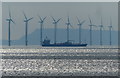 NZ5232 : GasChem vessel passing the Teesside Wind Farm by Mat Fascione