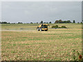 TL2764 : Crop-spraying near Papworth St Agnes by Keith Edkins