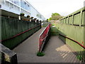 ST2995 : Zigzag ramp at the northern edge of Cwmbran Shopping Centre by Jaggery