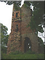 NY5541 : Ruined tower, Kirkoswald Castle by Karl and Ali