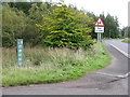 NS9454 : Road junction at Wilsontown by M J Richardson