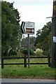 TL8094 : Roadsign on the A1065 Swaffham Road by Geographer