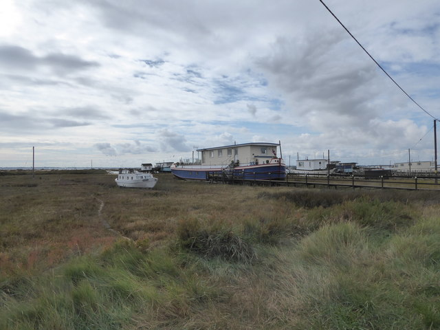 Houseboats at West Mersea