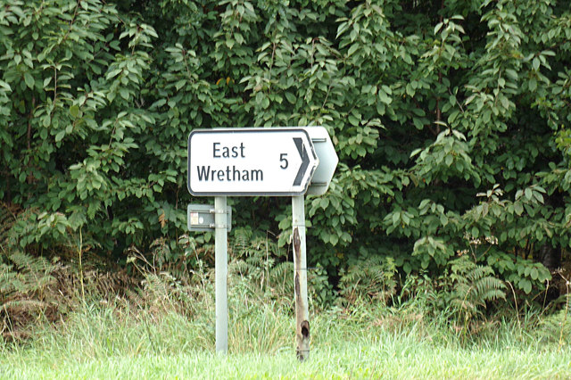 Roadsign on Harling Drove