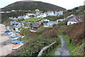 SN2751 : Wales Coast Path down into Tresaith by M J Roscoe