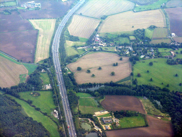 Tingrith from the air