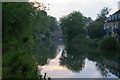 TL4712 : New flats and the River Stort, above Harlow Mill by Christopher Hilton