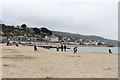 SY3391 : French sand at The Cobb, Lyme Regis by Kate Jewell