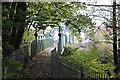 ST2688 : Footbridge over River Ebbw, Rogerstone by M J Roscoe