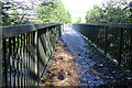 ST2489 : Footbridge over A467, Pontymister by M J Roscoe