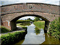 SJ9353 : Caldon Canal at Kidd's Bridge near Endon, Staffordshire by Roger  D Kidd