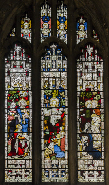 Stained glass window, St Mary's church, Beverley