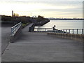 TQ4681 : Thames Path at Thamesmead by Malc McDonald