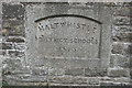 NY7064 : Plaque for former school by Bob Harvey