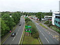 SP5076 : Leicester Road [A426], heading into Rugby town centre by Christine Johnstone