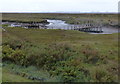 TG0044 : Landing stages on Morston Creek by Mat Fascione